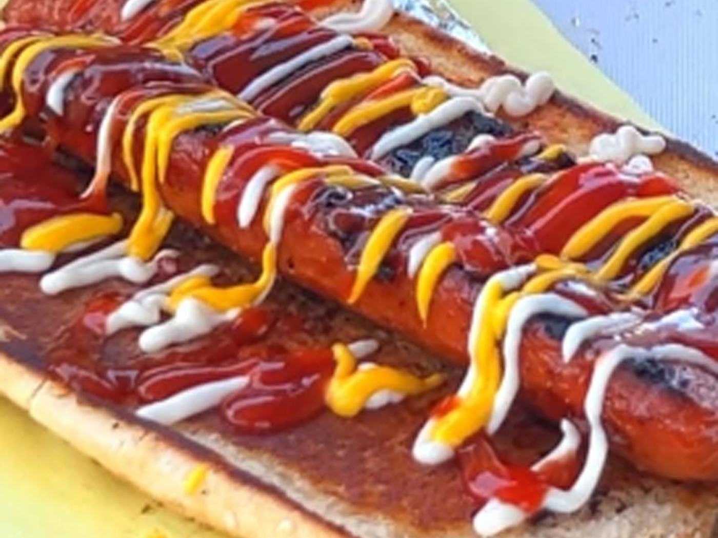 Loaded beef dog